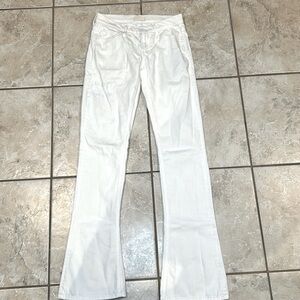 MOTHER The Runaway Jean in white "Mirror Mirror" size 24, fits like 25